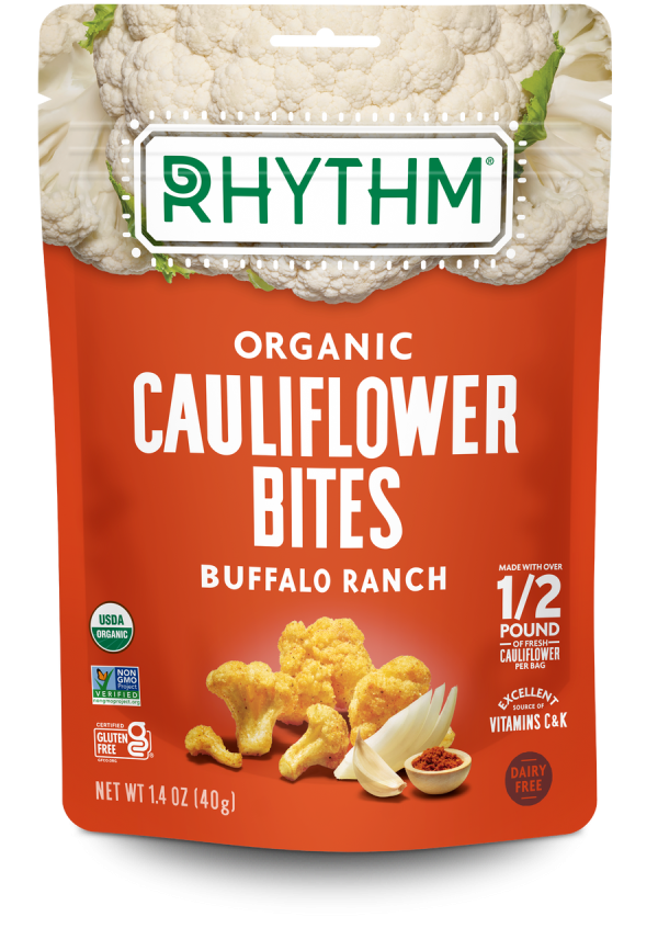 Rhythm Superfoods, Bocados de Coliflor Búfalo Ranch, 40g Online