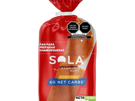 Sola, Pan de Hamburguesa, Golden Wheat, Keto Hot on Sale