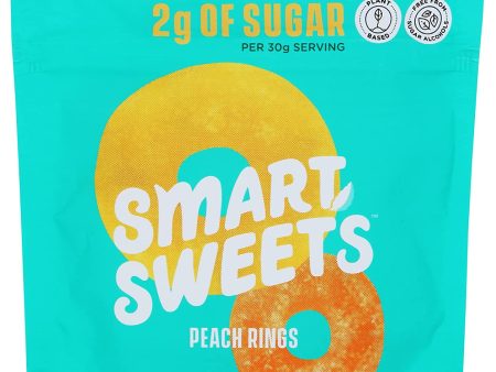 Smart Sweets, Anillos de Durazno, Sin Gluten, 50g on Sale