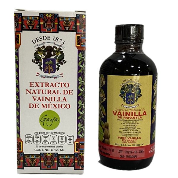 Gaya, Extracto de Vainilla Natural, 120 ml Online Sale