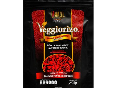 Veggieorizo, Chorizo Rojo, Sin Gluten, 250g Fashion