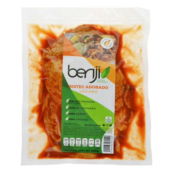 Benji, Bistec Adobado Vegano, 400g Fashion