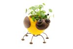 Wholesale Metal Planter Bumble Bee with Pot Liner 12 Per Case Online Sale