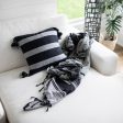 Hand Woven Harlie Pillow Black Fashion