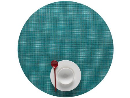 Mini Basketweave Round Placemat (Set of 4) For Cheap