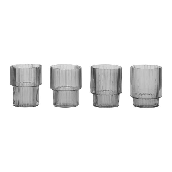 Ripple Glass (Set of 4) Discount