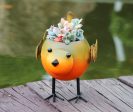 Metal Planter Succulent Pot Gardening Decoration Little Bird Planter Online Hot Sale