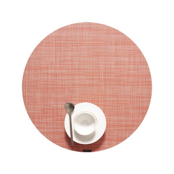 Mini Basketweave Round Placemat (Set of 4) For Cheap