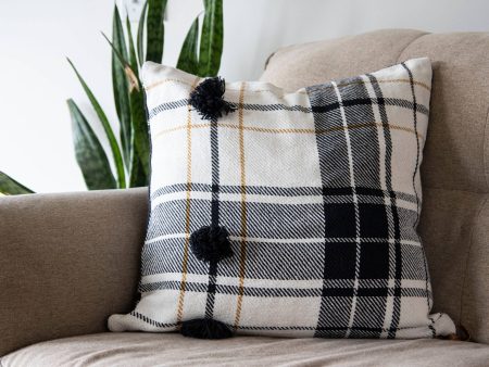 Hand Woven Julia Plaid Pillow Online