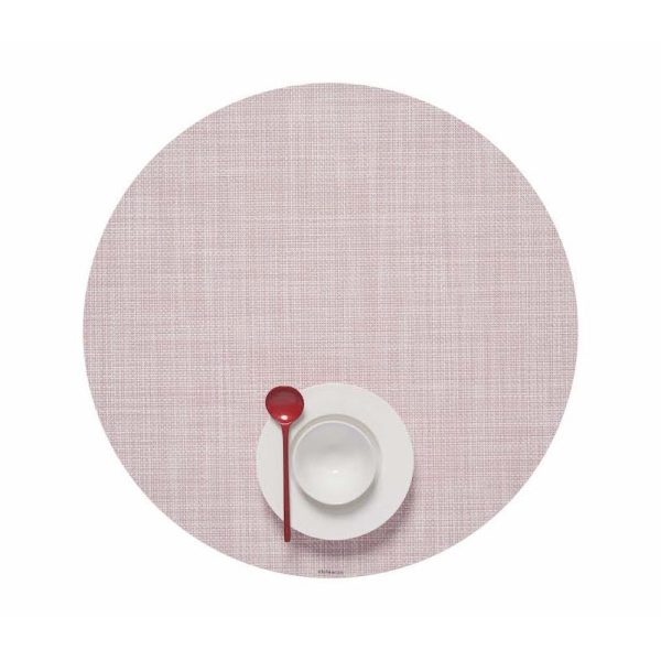 Mini Basketweave Round Placemat (Set of 4) For Cheap