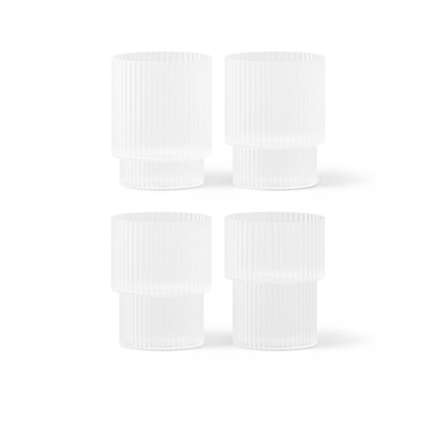 Ripple Glass (Set of 4) Discount