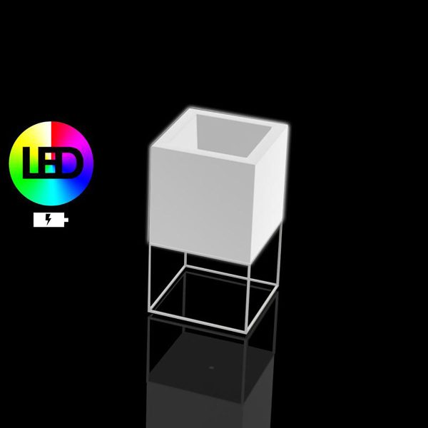 Illuminated Vela Cube Planter Discount