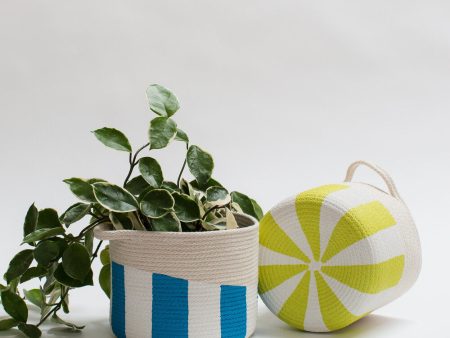 Striped Basket on Sale