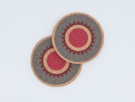 Vita Cork Coasters (Set of 2) For Cheap