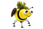 Bumble Bee Metal Planter with Pot Liner Succulent Pot Gardening Decoration Online now