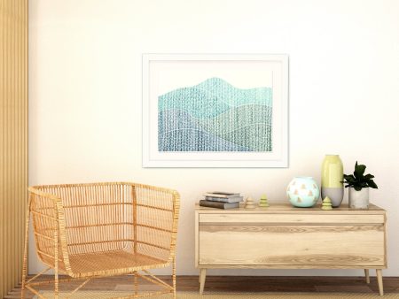 Smokey Blues - Art Print on Sale