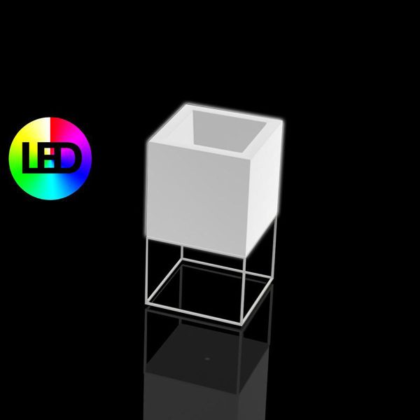 Illuminated Vela Cube Planter Discount