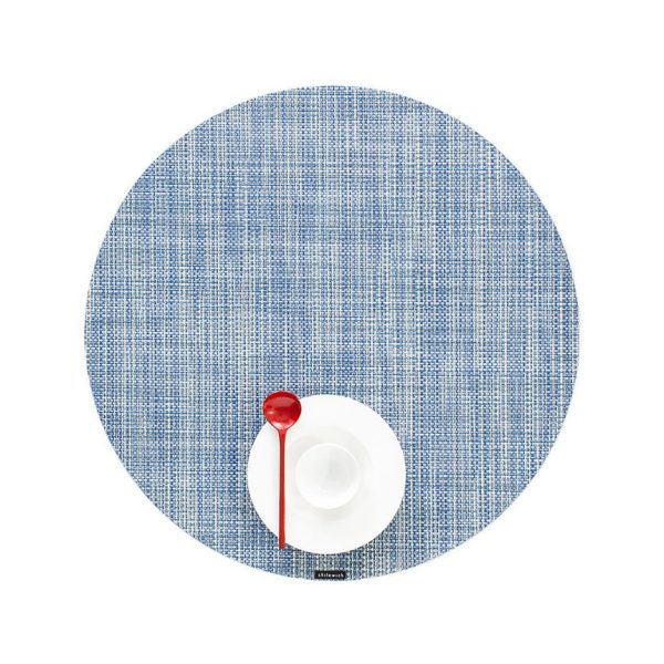 Mini Basketweave Round Placemat (Set of 4) For Cheap