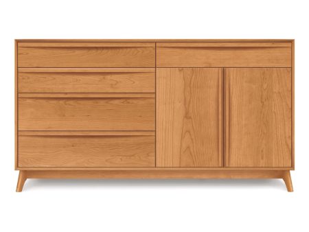 Catalina 4 Drawer On Left, 1 Drawer Over 2 Door On Right Buffet Discount