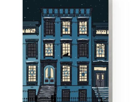 Hanukkah Brownstone Card Discount