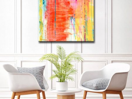 ‘Translucent Color  Wrapped Art Canvas Online Sale