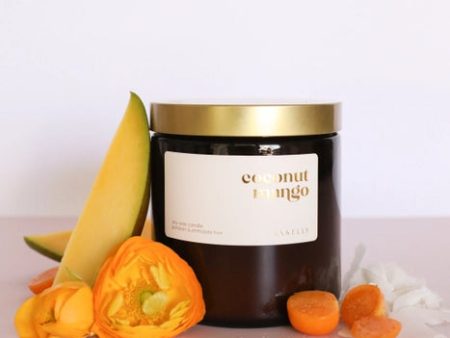 Coconut Mango Candles - Amber 16oz Hot on Sale