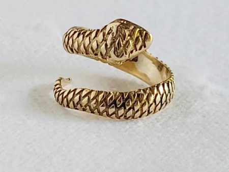 Brass Python Ring, Adjustable Online Hot Sale