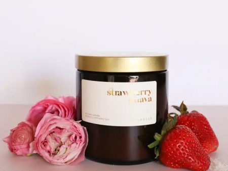 Strawberry Guava Candles - Amber 16oz Online now