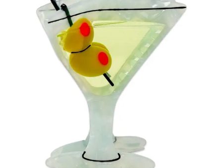 Large Martini Hair Claw Clip Online Sale