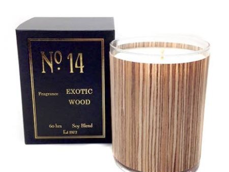 No. 14 Exotic Wood Candle Supply