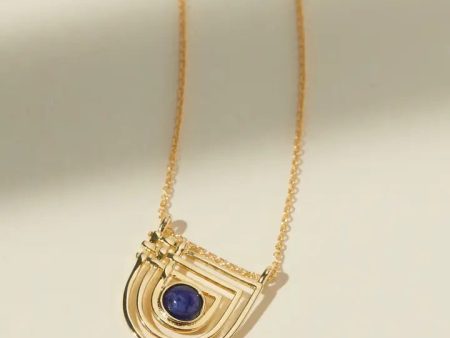 Golden Era Necklace - Lapis For Cheap