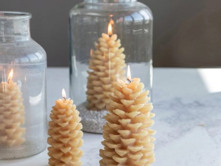 Large Pinecone Shaped Candle For Cheap