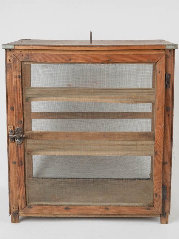 Antique French food safe   cheese house 21¾  Online now