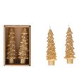 4.75  Gold Tree Shaped Taper Candle Cheap