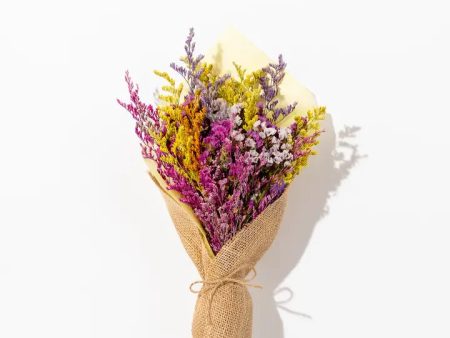 Burlap Forever Flowers Bouquet | California Sunset Hot on Sale