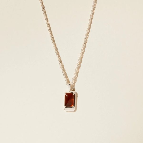 Foster Necklace - Brown Online Sale