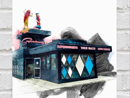 Superdawg Print- Chicago Hot Dog For Discount