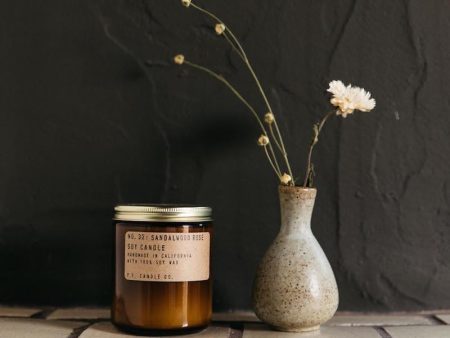 Sandalwood Rose Soy Candle Online now