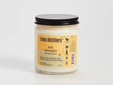 Rye Whiskey Soy Wax Candle on Sale