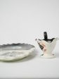 Rare black & white seafood service - Cerenne Atelier - 1950s For Discount