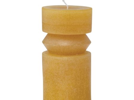 Honey Totem Pillar Candle Discount