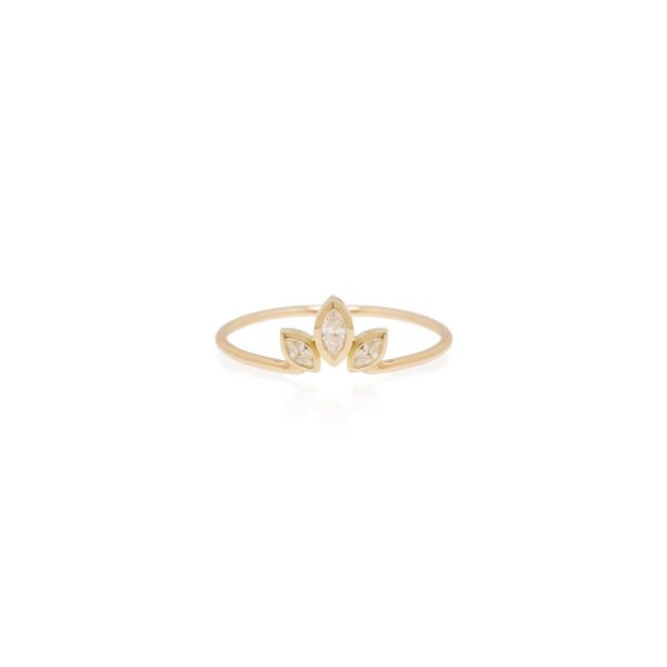 Marquis Diamond Fan Ring Online Hot Sale