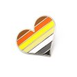 Bear Flag Heart Pin Online Hot Sale