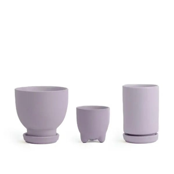 Tall Cylinder Lavender Vase For Cheap