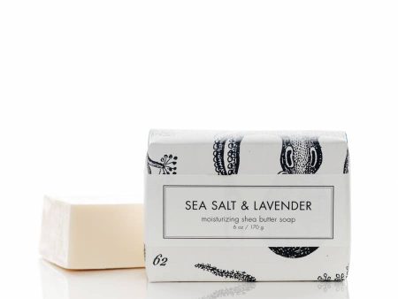 Sea Salt & Lavender Shea Butter Bar Soap Hot on Sale