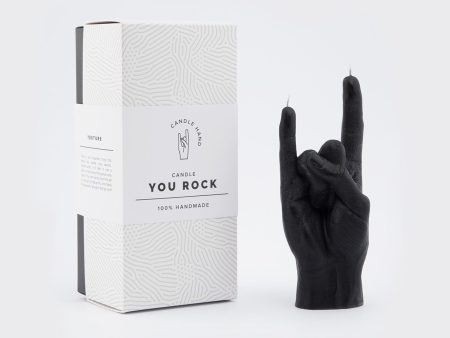 Black  You Rock  Candle For Sale