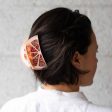 Large Grapefruit Slice Hair Claw Clip Sale