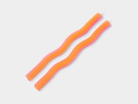 Wiggle Candle Orange and Pink Online Hot Sale