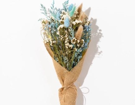 Burlap Forever Flowers Bouquet | Baby Blues Fashion