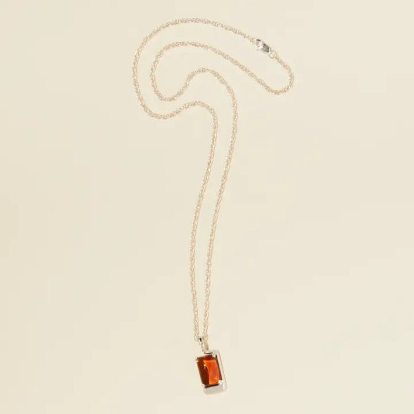 Foster Necklace - Brown Online Sale